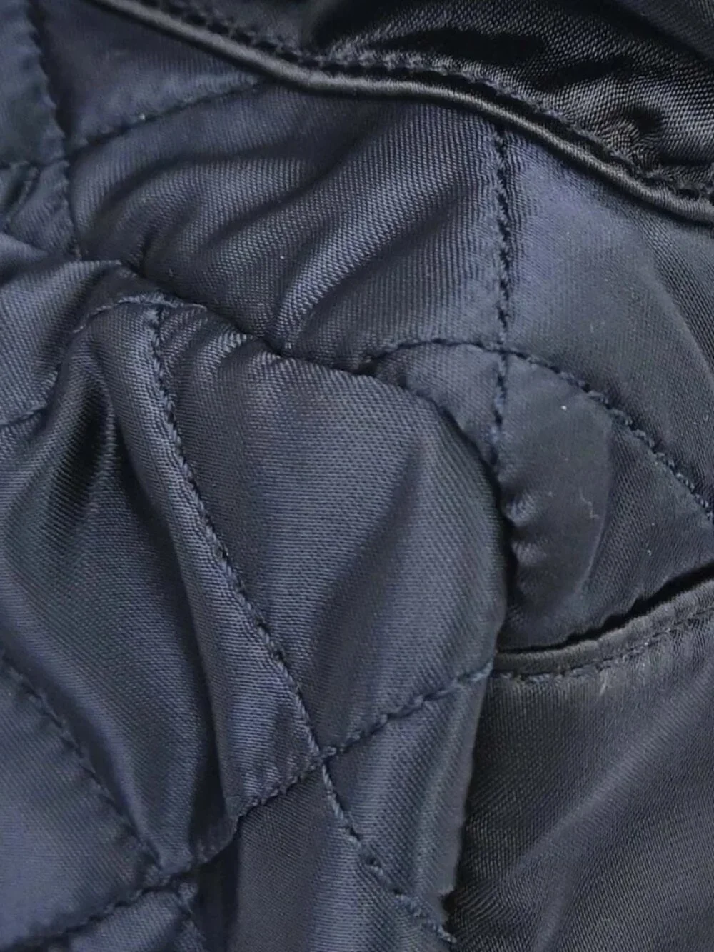 Chanel Navy Tweed Nylon